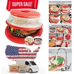All-in-one Microwave Cover And Silicone Mat Fast, Safe Cooking Solutions. Fixed Price $25.98.