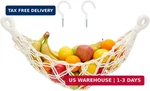 Okuna Outpost Cotton Macrame Hanging Fruit Basket Hammock Under-cabinet Storag. Fixed Price $30.83.