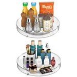 Benzoyl Lazy Susan Turntable Organizer Plastic Round Rotating Storage Spinnin.... Fixed Price $20.80.