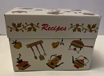Ohio Art Co. Vintage Tin Recipe Box Kitchen Motif Made Usa Bryan,. Fixed Price $6.00.