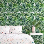 Chihut Green Leaf Peel And Stick Wallpaper 17.7''X236'' Tropical Botani.... Fixed Price $36.14.