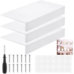 3 Sets Wire Shelf Covers Wood Rack For Shelving Pantry Closet Rem.... Fixed Price $128.05.