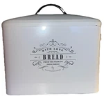Baie Mason Home Country Farm House Large Metal Bread Box Black & White. Fixed Price $39.99.
