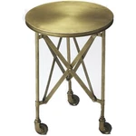 Butler Specialty Industrial Chic Costigan End Table Antique Gold. Fixed Price $224.75.