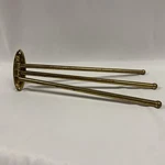 Landers Frary Antique 3 Arm Swing Towel Bar Holder Vary Brass. Fixed Price $296.40.