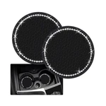 2PCS Bling Car Cup Coaster, 2.75 Inch Auto Holder Insert Coasters Silicon.... Fixed Price $15.63.