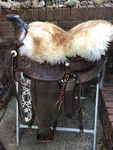 Saddle Cover -seat Saver-real Sheepskin For Western Barrel Endurance. Fixed Price $119.95.