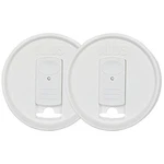 Mason Jar Drink Lid, Regular Mouth, Usa Made, White, Pack Of 2. Fixed Price $26.89.