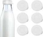 Silicone Glass Milk Bottle Caps, 48MM Diameter For Libbey & Stanpac. Fixed Price $9.64.