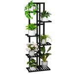 Romguar Craft 6 Tier Bamboo Plant Stand Indoor, Wood Tall Flower Holder Corne.... Fixed Price $38.30.