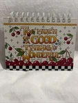 Mary Engelbreit Recipe Stand Cherries Checks Whimsical. Fixed Price $20.99.