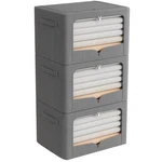 Fhsqx 3 Pack Extra Large Clothes Storage Bins Foldable Metal Frame Bo.... Fixed Price $99.86.