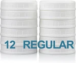 12 Pack Regular Mouth Mason Jar Lids For Compatible With Ball, Kerr. Fixed Price $17.35.