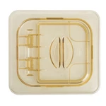 Cambro 60HPL772 Amber 1/6 Size Solid Flip. Fixed Price $27.39.