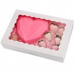 Tcoivs 30-PACK Bakery With Window, 12" 8" 2.5", Cookie Boxes, Auto-.... Fixed Price $30.45.