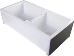 Alfi Brand AB3618ARCH 36" Double Basin Arched Apron Thick Wall - White. Fixed Price $948.96.