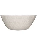 222 Fifth Capri Isle Mosaic Tile Cereal Bowl, White. Fixed Price $21.90.