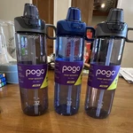 Pogo Water Bottle Plastic Tritan 32 Oz Blue Bpa Free With Chug Lid Brand New. Fixed Price $15.14.