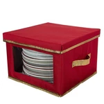 Simplify Holiday Plate Dinnerware Storage Box 12.2 Inch Christmas .... Fixed Price $21.60.