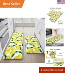 Lemon Kitchen Set Of 2 - Anti Fatigue For Floor Non Slip C.... Fixed Price $63.40.