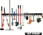 68" Metal Garden Tool Organizer,adjustable Garage Wall Organizers And Storag. Fixed Price $42.74.