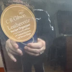 C.r. Gibson Leatherette Recipe Organizer Black Faux Tabbed Dividers. Fixed Price $32.00.