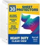 Samsill Heavy Duty Sheet Protectors For Ring Binders, 8.5 X 30 Pack, Clear. Fixed Price $11.67.