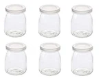 6 Pcs Yogurt Pudding Jars Bottles With Plastic Lids Ideal For 5.5 Oz (150ML). Fixed Price $20.24.
