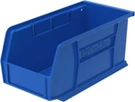 Stackable Blue Plastic Storage Bins, 12-PACK, 11"X5"X5" For Home Organization. Fixed Price $76.99.