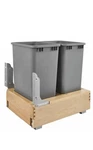 Rev-a-shelf 4WCBM-2150DM-2 Double Qt Pull-out Kitchen Cabinet Waste Container. Fixed Price $316.64.