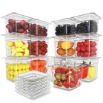12 Pack Plastic Food Pan With Lid 1/6 Size Inch Deep Restaurant Clear .... Fixed Price $66.16.