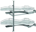 Rev-a-shelf 5372-15-R Contemporary 33"W Swing Out Pivot Tier Grey. Fixed Price $577.54.