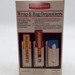 Vtg Rubbermaid Wrap & Bag Organizer Wall Mount Plastic Storage Holders #8135 New. Fixed Price $14.99.