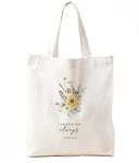 Zeghk Christian Flower Floral Canvas Tote Bags For Women, 15 X Inches, BIBLE4. Fixed Price $24.18.