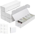 Trading Card Storage Box 6 Pack 1100 Count Bulk With Divi. Fixed Price $20.50.