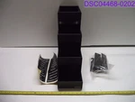 Vertiflex Narrow Condiment Organizer 4 Shelves 8 Compartments Black VFC-1916RC. Fixed Price $62.35.