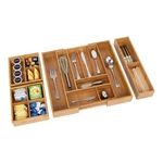 Classics Bamboo Expandable Drawer Organizer. Fixed Price $54.80.