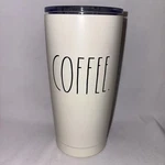 Rae Dunn Coffee Double Walled Tan Container 17OZ Nwot. Fixed Price $17.99.
