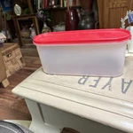 Tupperware #2 Container 2400B And Red Lid 2402A. Fixed Price $9.50.