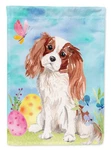 Cavalier King Charles Spaniel Blenheim Easter Eggs Flag. Fixed Price $22.95.