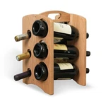 Consdan Wine Rack, Racks Countertop, Oak Holder 6 Bottles. Fixed Price $24.99.
