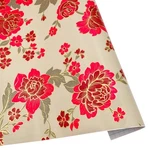 Lovingway 14.7 Feet Wallpaper Roll Red Peony Floral Shelf Liner 17.7X177 Inch.... Fixed Price $23.05.