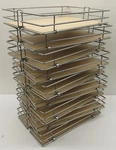 New Set Of 9 Vauth Sagel Vs Tal Larder Pull-out Pantry Baskets Maple 13-3/4" +. Fixed Price $899.00.
