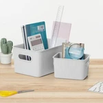 Superio Ribbed Organizer Basket And Lid 5 Liter. Fixed Price $14.99.