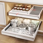 2 Pack Pull Out Organizer With Raising Pad For Framed Cabinets,expandabl. Fixed Price $179.99.