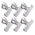 6 Pack Bag Clips, Stainless Steel Chip, Food Clip, Heavy Duty. Fixed Price $7.18.