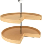 28" Lazy Susan Organizer For Corner Cabinets - Shelves With Telescoping Shaft. Fixed Price $413.99.