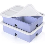 Bionmaple 1 Cup Silicone Freezer Trays With 2PACK-PURPLE,. Fixed Price $28.84.