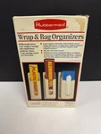 Vintage 1988 Rubbermaid Wrap & Bag Organizers Plastic Storage Holders *open Box*. Fixed Price $13.85.