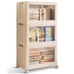 Storagebud 3 Tier Large Stackable Bins With Lids Open Front - White. Fixed Price $110.89.